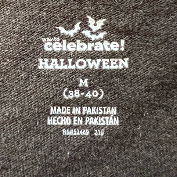 Halloween Flaming Jack-O-Lantern Black T-Shirt Women's Size Medium - Picture 6 of 9